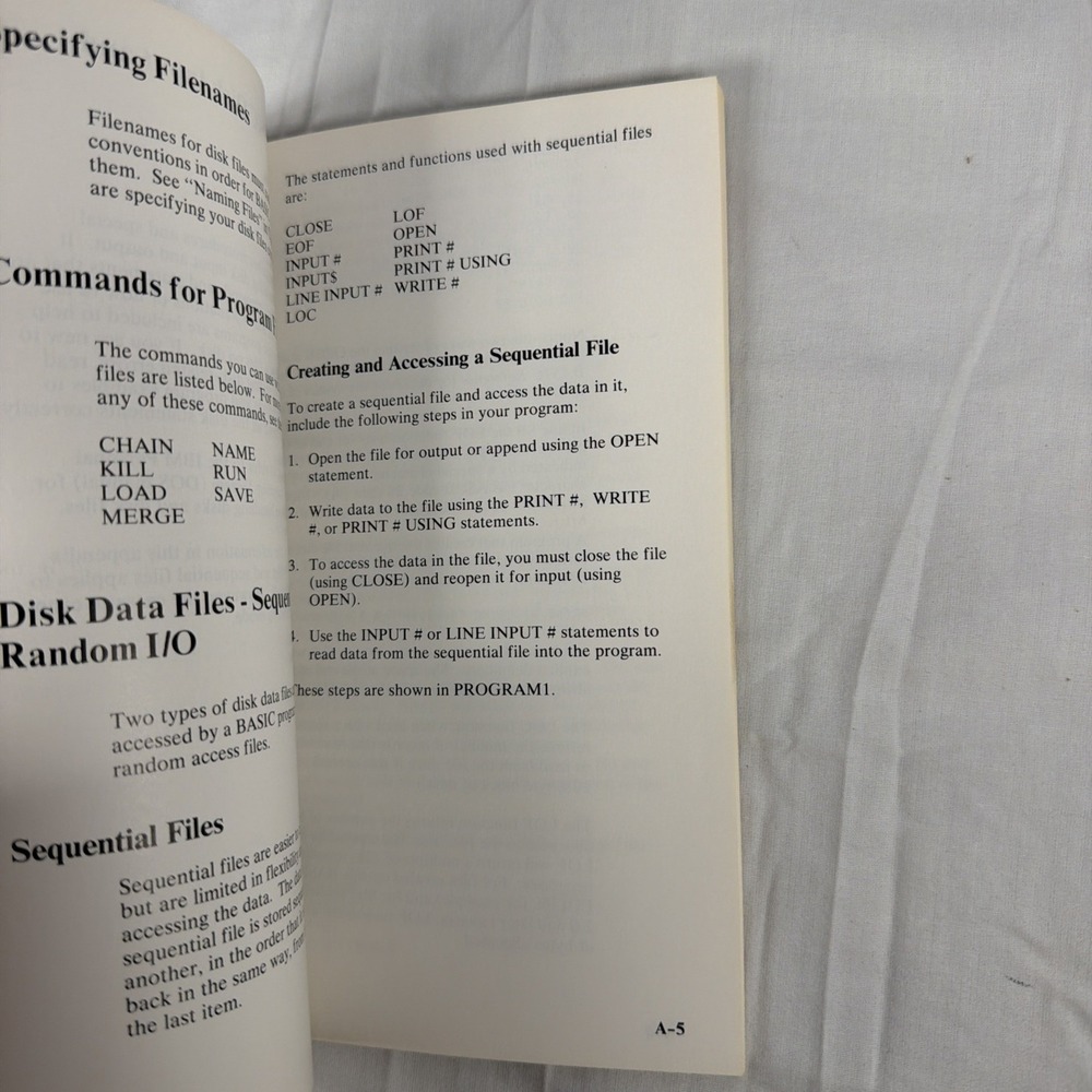IBM Basic Handbook General Programming Information - Picture 4 of 9